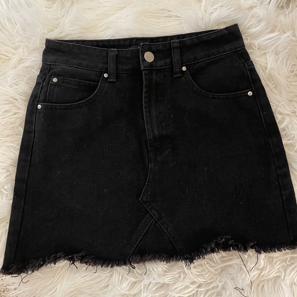 Mini Denim Skirt